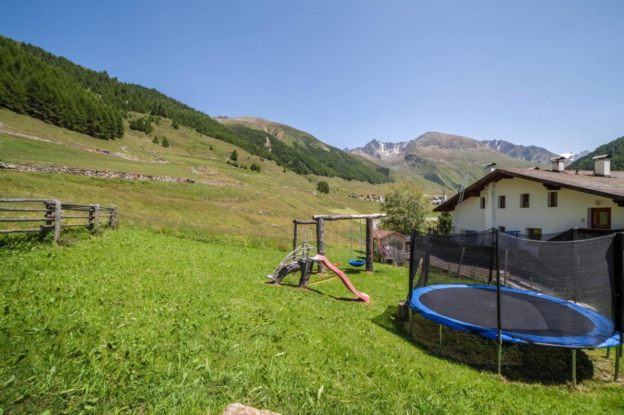 Ferienwohnung Haus Fliri Melago Bagian luar foto