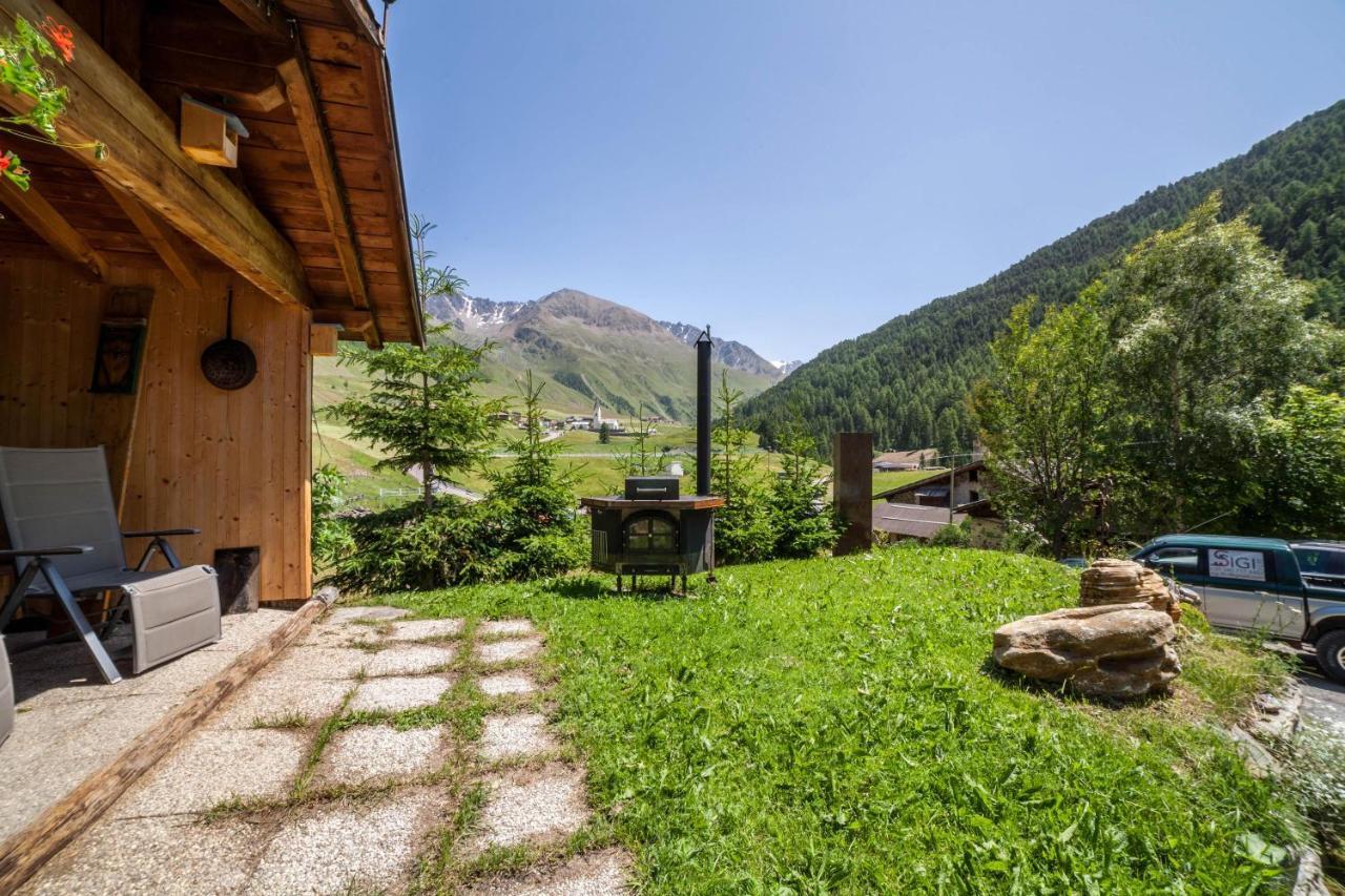 Ferienwohnung Haus Fliri Melago Bagian luar foto
