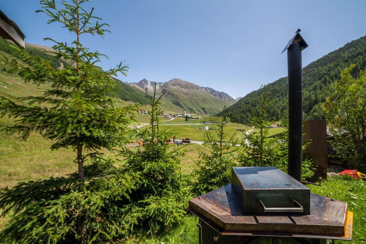Ferienwohnung Haus Fliri Melago Bagian luar foto
